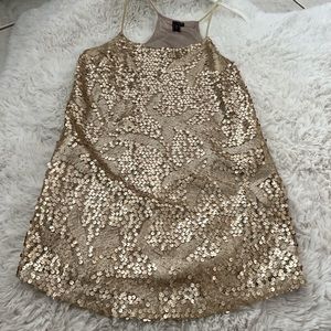 Vintage valija mini dress in gold
